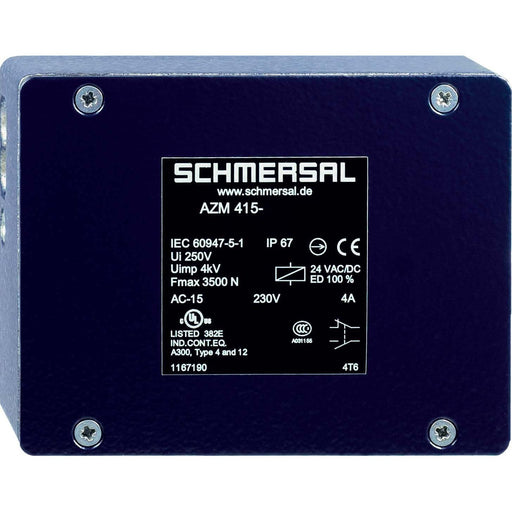Schmersal - Positionsschalter mit Zuhaltung Sicherheitszuhaltung AZM 415-11/11ZPK 24