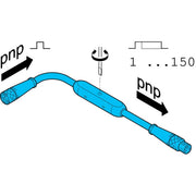 Di-soric - Passiver Sensor-/Aktor-Verteiler (mit Leitung) Funktionsadapter VKHM-Z/VSM-Z/T