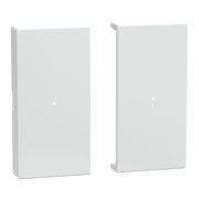 Merten - Abdeckung/Bedienelement für Installationsschalterprogramme Wippe aws/gl MEG5220-0325 2fach,Syst.M