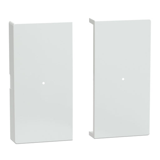 Merten - Abdeckung/Bedienelement für Installationsschalterprogramme Wippe aws/gl MEG5220-0325 2fach,Syst.M