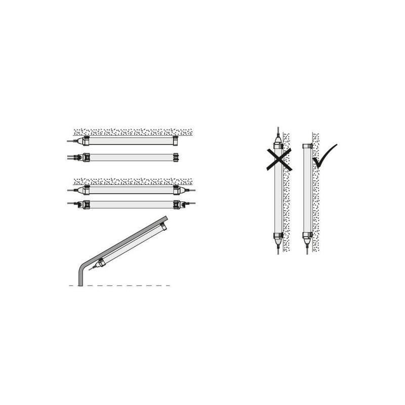 Ledvance - Decken-/Wandleuchte LED-Feuchtraumleuchte DPMAX1200S43W840VW69 840, IP69, 1,2m