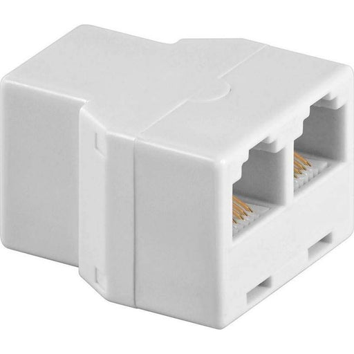 Goobay - Kommunikationstechnik-Adapter ISDN T-Adapter 93053 ws,Bu/Bu − 10 Stück