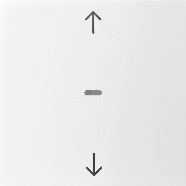 Berker - Abdeckung/Bedienelement für Installationsschalterprogramme Abdeckung Tastsensor-Modul 80961289 1-fach polarweiß