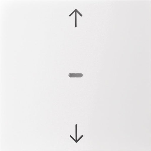 Berker - Abdeckung/Bedienelement für Installationsschalterprogramme Abdeckung Tastsensor-Modul 80961289 1-fach polarweiß