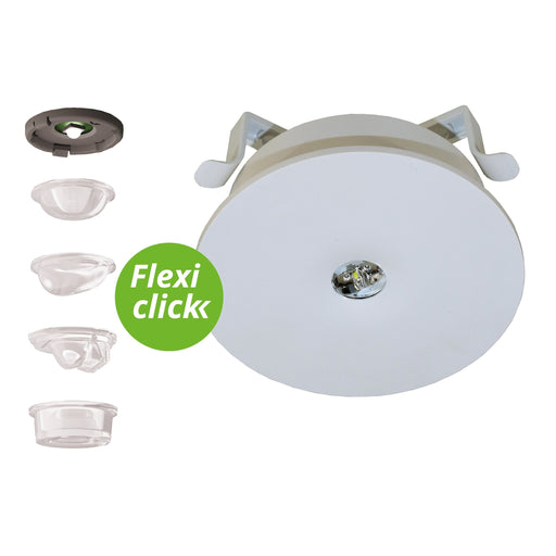 RP-Technik - Sicherheitsleuchte LED-Sicherheitsleuchte ILEL428WL Einbau, Linsensystem
