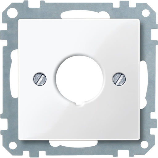 Merten - Einsatz/Abdeckung für Kommunikationstechnik Zentralplatte pws/gl 393819 für Befehlsgerät