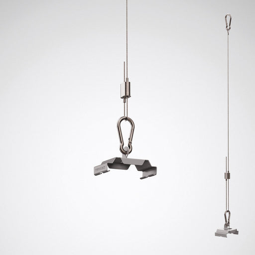 Trilux - Mechanisches Zubehör/Ersatzteile für Leuchten Seilabhängung A01DSXK/1500 078 03 alu