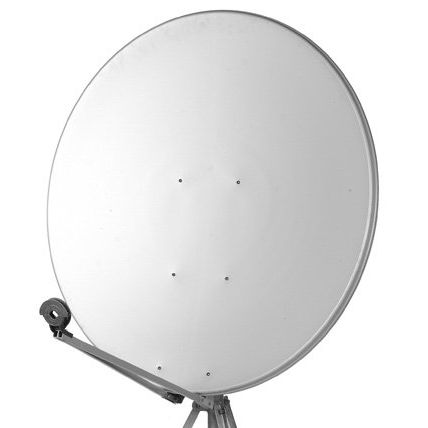 Televes - Satellitenantenne Alu-Reflektor + Halterung S 120-W 124x133cm weiss
