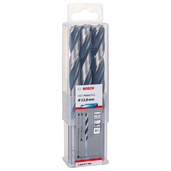 Bosch - Bohrer Metallspiralbohrer HSS 2608577296 PointTeQ DIN 338