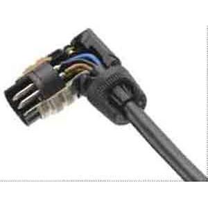 Binder - Rundsteckverbinder, feldkonfektionierbar (Industriesteckverbinder) Winkelstecker 09 0141 72 05 6-8mm,5p.versilbert