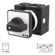Eaton - Lastschalter Umschalter T3 32A Einbau T3-2-15542/E rastend o. 0-Stell