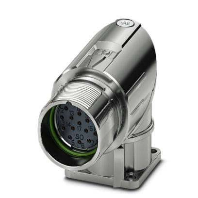 Phoenix Contact - Rundsteckverbinder, Einbau (ohne Leitung) Gerätesteckverbinder M23-17S1N8AA500S Vorderwand