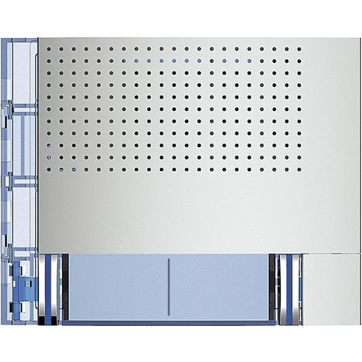 Legrand (BT) - Abdeckrahmen Frontblende Basis 2-reihig 351041 Allmetal,2 Ruftasten