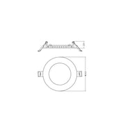 Ledvance - Downlight/Strahler/Flutlicht LED-Downlight DLSLIMD100V8W/ML-MC 840