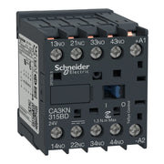Schneider Electric - Hilfsschütz, Relais Hilfsschütz CA3KN315BD 3S, 1Ö, 24V DC