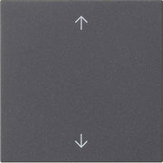 Gira - Abdeckung/Bedienelement für Installationsschalterprogramme Wippe 1-fach 538928 Anthrazit