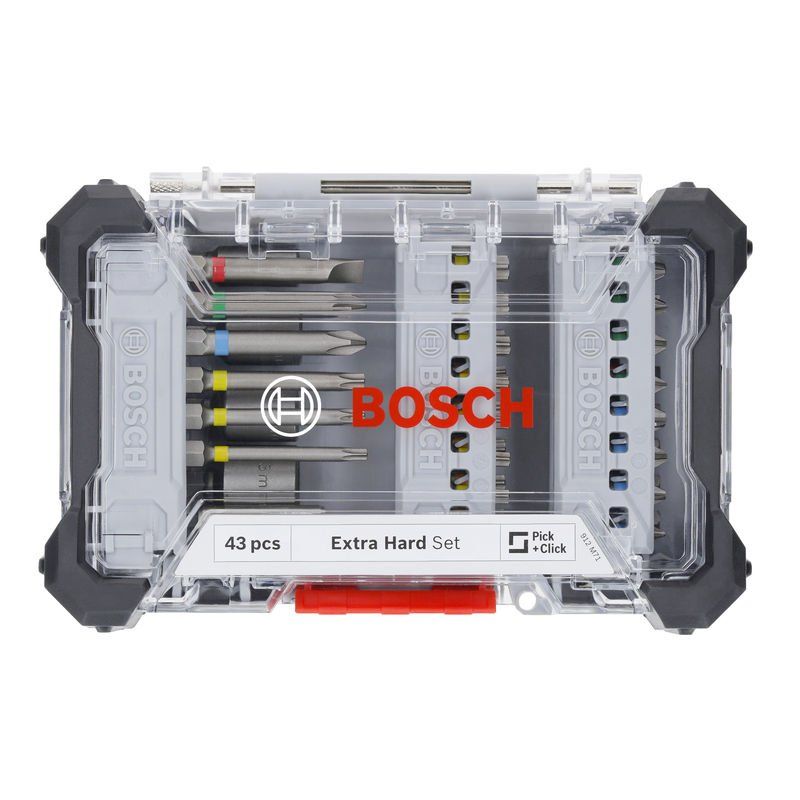 Bosch - Werkzeugset Extra Hard 2607017727VE(43) Schrauberbit-Set − 3 Packung