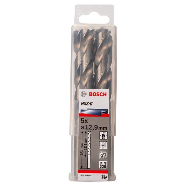 Bosch - Bohrer PRO Metal HSS-G 2608585545 Spiralbohrer 12,9 x