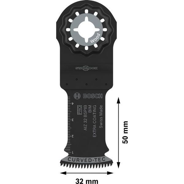 Bosch - Blatt für Oszillierer PRO AIZ 32 BSPIB Blatt für 2608669072VE(10) Multifunktionswerkze