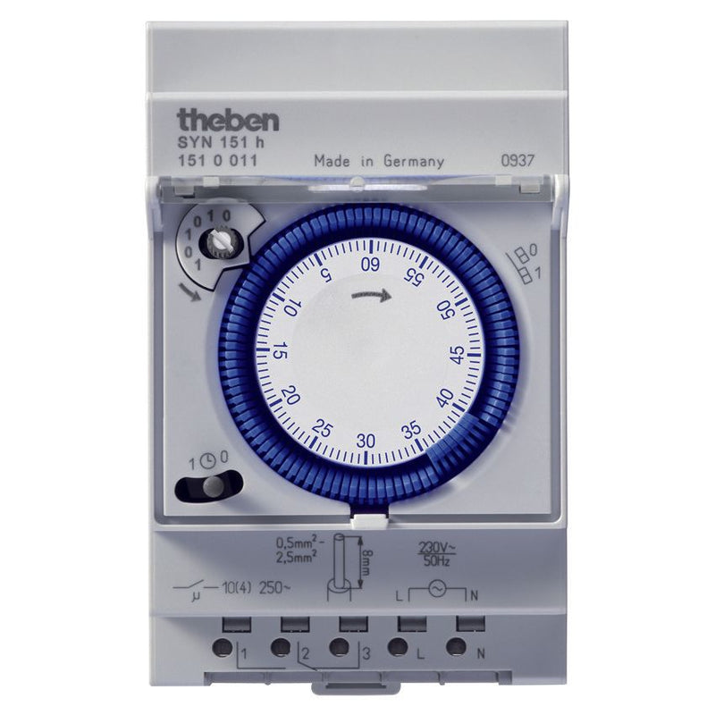 Theben - Verteilerschaltuhr analog Schaltuhr SYN 151 h