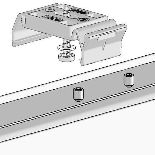 LTS Licht&Leuchten - Mechanisches Zubehör/Ersatzteile für Leuchten Anbauklammer LK-Z 060.115