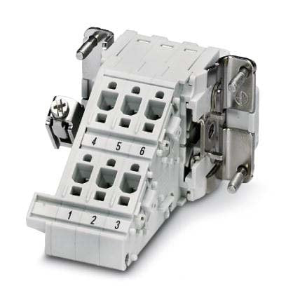 Phoenix Contact - Kontakteinsatz für Rechtecksteckverbinder Klemmenadapter HC-B 6-A-DT-PER-F − 5 Stück