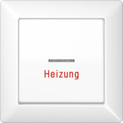 Jung - Abdeckung/Bedienelement für Installationsschalterprogramme Abdeckung Heiz/Nots.aws AS 590 H WW für Schalter