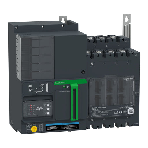 Schneider Electric - Lastschalter Netzumschaltung autom. TA25D4S2004TPE 200A 400V Drehknopf