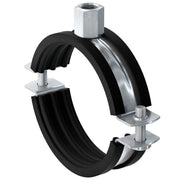 Fischer Deutschl - Zweiteiliger Bügel, rund Rohrschelle FRS 20-24 M8/M10 − 100 Stück
