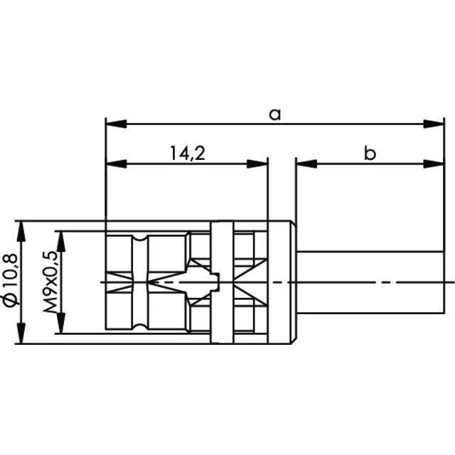 Telegärtner - Koax-Steckverbinder Einbaubuchse 100024378 Cr/Cr75 Ohm G12