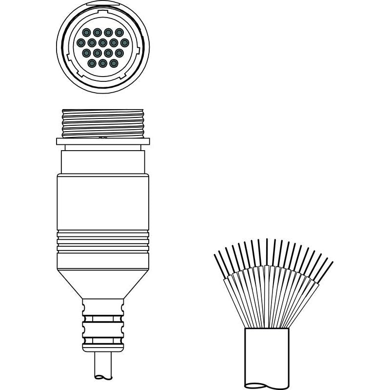 Leuze - Konfektioniertes Sensor-Aktor-Kabel Anschlussleitung KD S-M30-16A-V1-150