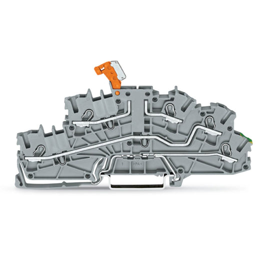 WAGO - Installations-Etagenklemme Installationsetagenklemme 2003-6644 2,5 mm²,grau − 50 Stück