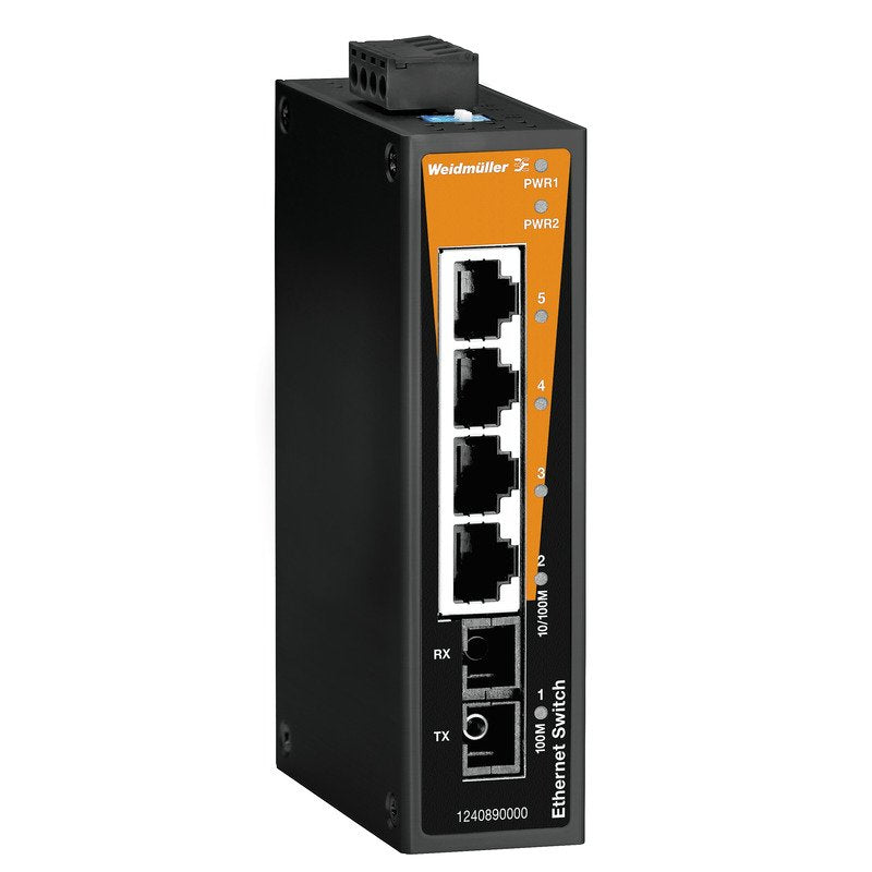 Weidmüller - Netzwerk Switch Schalter IE-SW-BL05T-4TX-1SC unmanag.FastEthernet