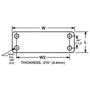 HellermannTyton - Kabelmarkierungssystem Kennzeichnungsschild IMP3,5-N66-NA-C1 − 100 Stück