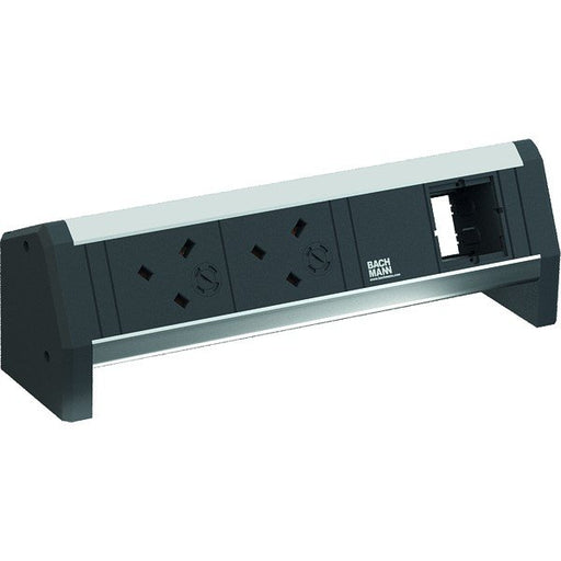 Bachmann - Mehrfachsteckdose Steckdosenleiste 9.021.017 DESK 2xUK 3,15A