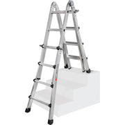 ILLER-LEITER - Sprossenleiter Teleskopleiter 64204 Levelmaster 4x4 St