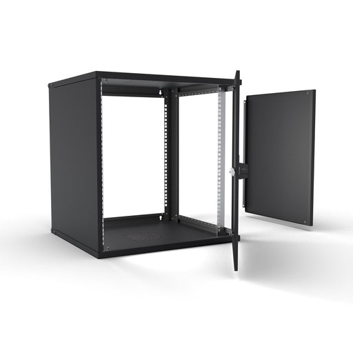 Enoc - Netzwerkgehäuse 19" Basic Wandschrank W3 12-5-P-S 12HE, 500mm Tief, sw