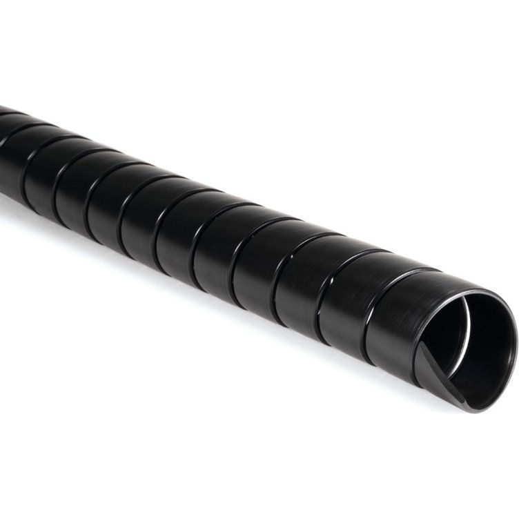 HellermannTyton - Kabelbündelungsschlauch Spiralschlauch SPF-10-PP-BK − 5 Stück