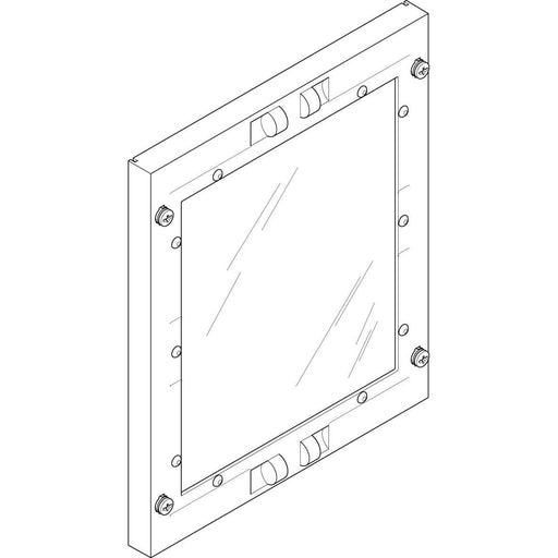 ABN - Abdeckung für Verteilerfeld Abdeckplatte FAS12N 250x300mm 1FB/2RE