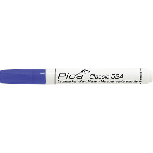 Pica-Marker - Markierungsstift Lack-/Industriemarker 524/41 blau − 10 Stück