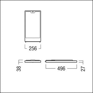 Zumtobel Group - Stehleuchte Leuchtenkopf ARTELEASUP #42189628 927-965, schwarz