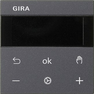 Gira - Bedienelement intelligent RTR Display 539328 anthrazit