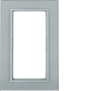 Berker - Abdeckrahmen Glasrahmen 13096414 Ausschnitt B.7 Glas