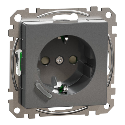 Merten - Steckdose Connected SCHUKO-Steckdose MEG2380-0414 Anthrazit