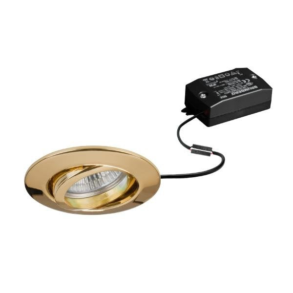 Brumberg Leuchten - Downlight/Strahler/Flutlicht LED-Einbaustrahler 230V 38141053 3000K, gold