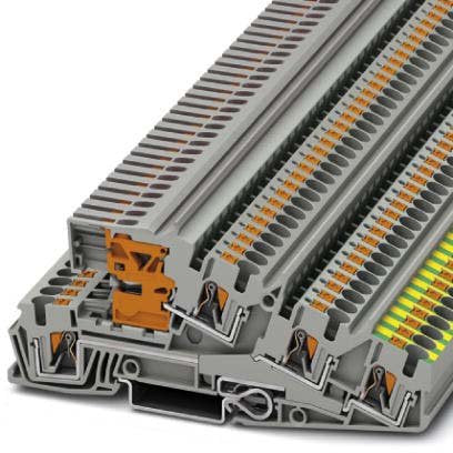 Phoenix Contact - Installations-Etagenklemme Inst.schutzleiterklemme PTI 4-PE/L/LT 0,2-6qmm − 50 Stück