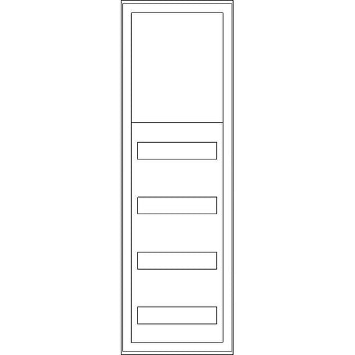 ABN - Gehäuse/Schaltschrank (leer) Wandgehäuse SP16RK042 IP54 SK2 schutzisol