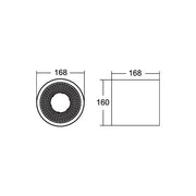 Brumberg Leuchten - Decken-/Wandleuchte LED-Anbaudownlight 43613183 3000K