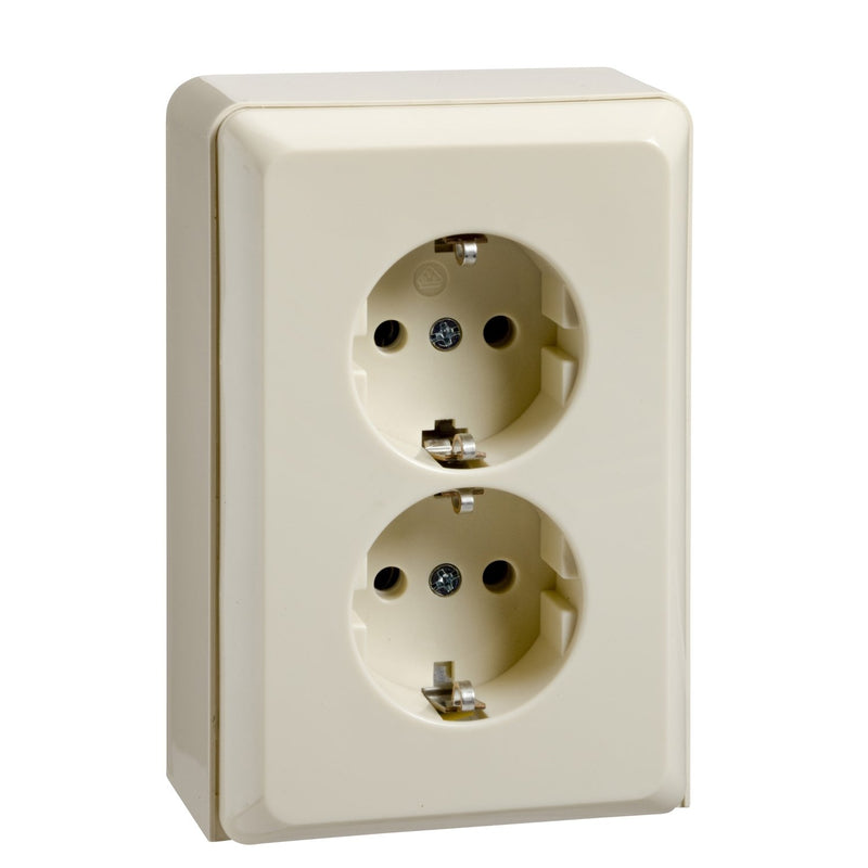 Elso - Steckdose 2-fach 515520 weiß