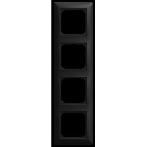 Busch-Jaeger - Abdeckrahmen 1724-915 4-fach schwarz